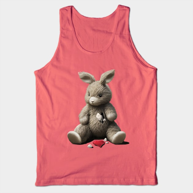 Teddy rabbit without a heart. Palm Angels Tank Top by xlhombat